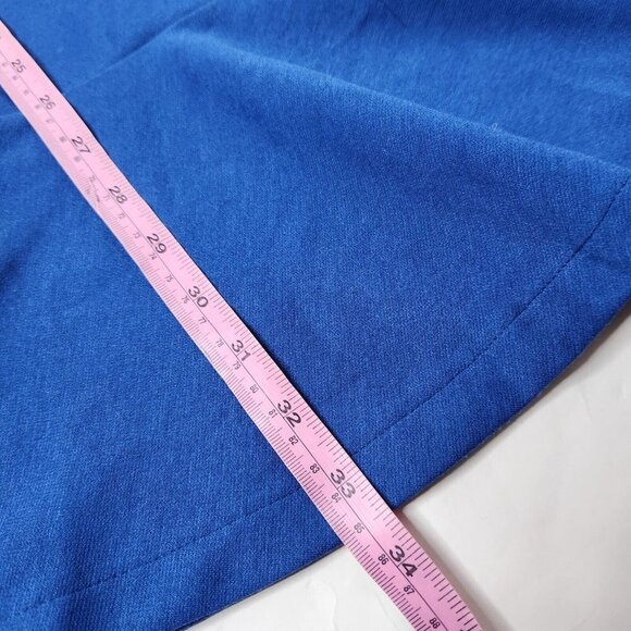 Gap Women's Size O Blue Dress Sleeveless Ruffled Bottom - Picture 4 of 5